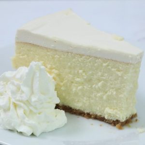 Delicious classic cheese cake